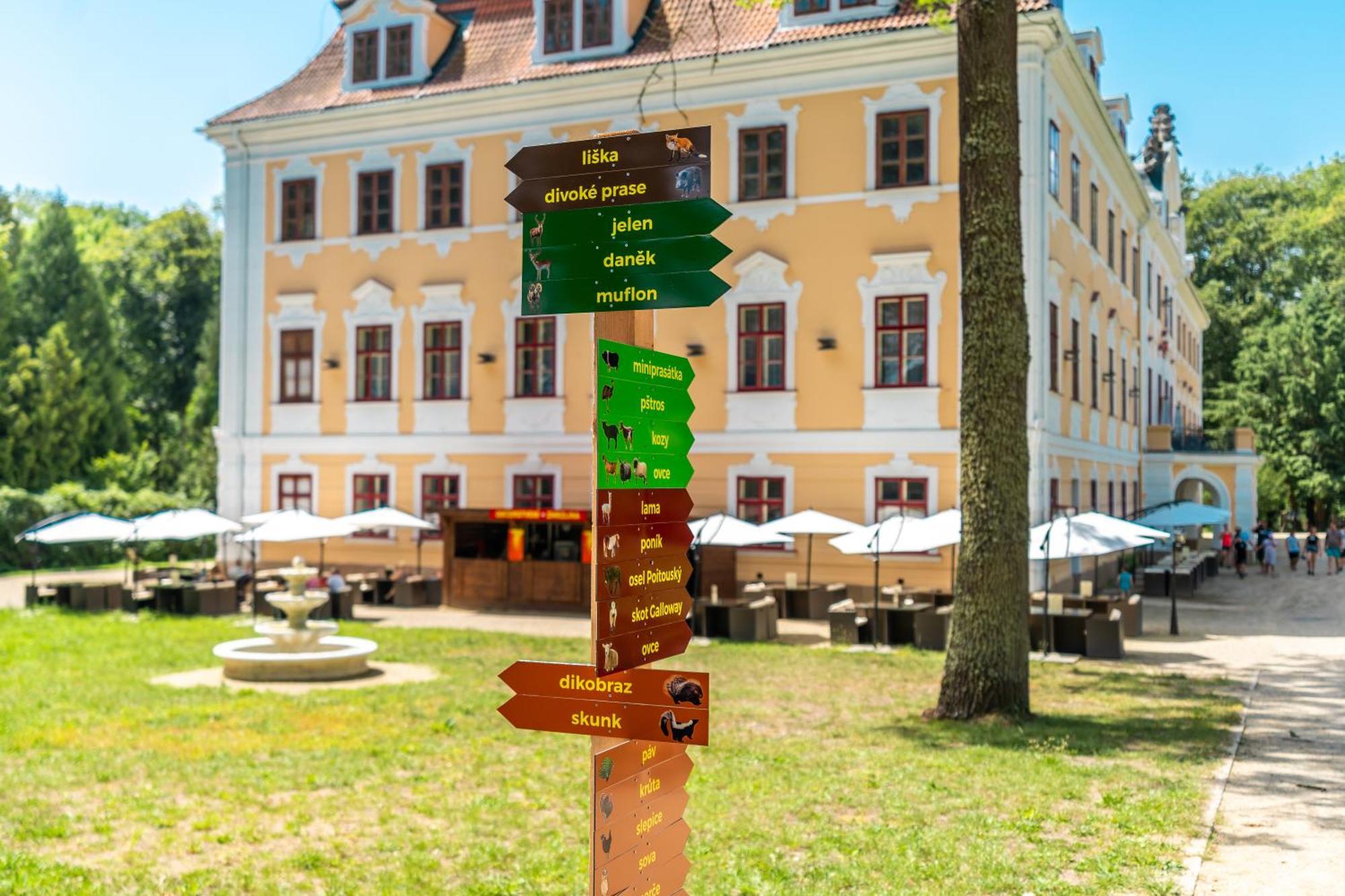 Zamek D'Este Chlum u Trebone Kültér fotó